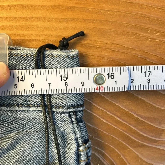 Re/Done Blue Flare & Wide Leg Jeans - Picture 4 of 11